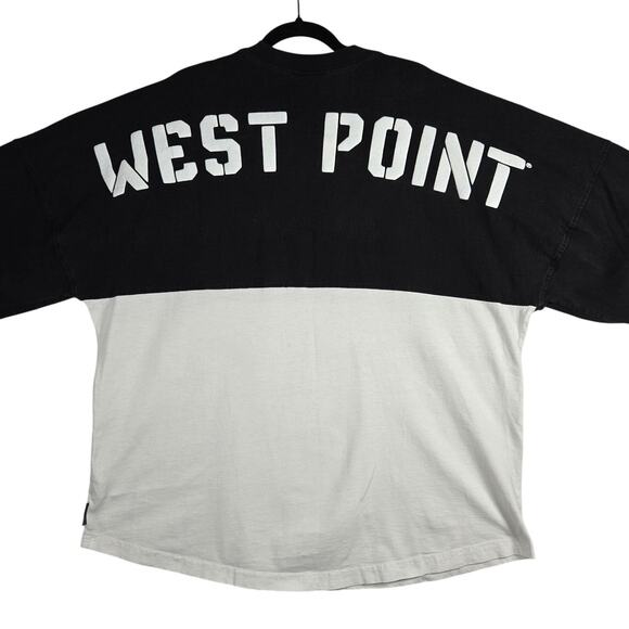 Spirit Jersey West Point Army XL Black White Oversized Long Sleeve Puff Print - Picture 1 of 11